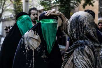 مراسم عزاداری صبح عاشورا در خرم آباد