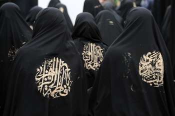 مراسم عزاداری شهادت حضرت زهرا سلام الله علیها در میدان هفت تیر تهران